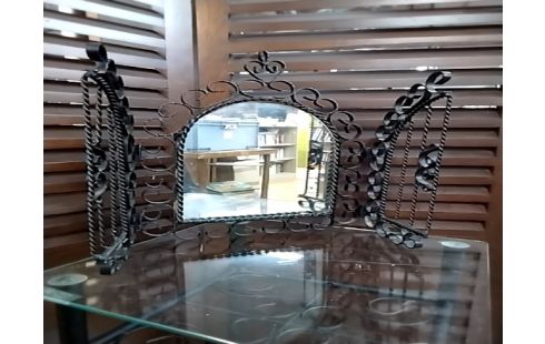 MIROIR FER FORGE