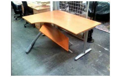 BÜROTISCH HOLZ BUCHE FURN. VERLÄNGERBAR