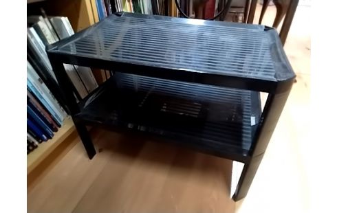 ETAGERE PM PVC NOIRE 2 NIVEAUX