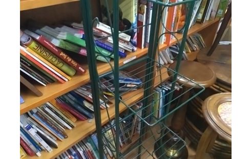 ETAGERE FER VERT PLIANTE