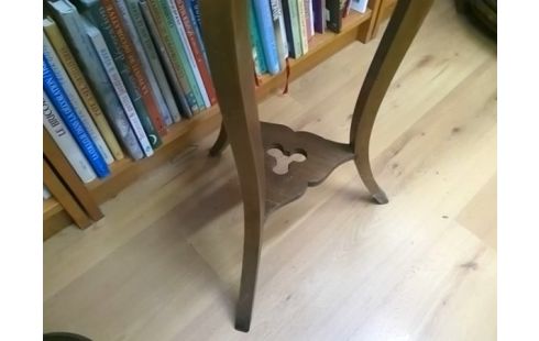 GUERIDON BOIS ET MARBRE