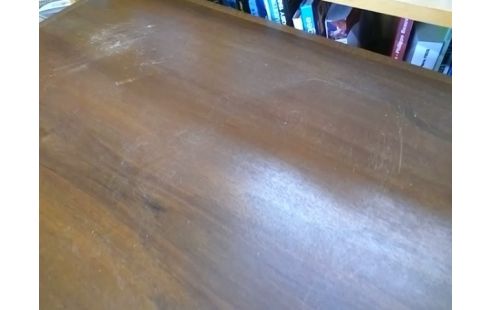 DESSERTE A ROULETTES BOIS 2 NIVEAUX (PLUSIEURS RAYURES)