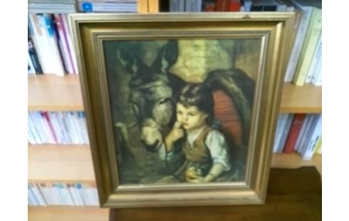 CADRE GARCON AVEC ANE