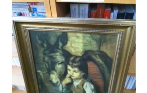 CADRE GARCON AVEC ANE