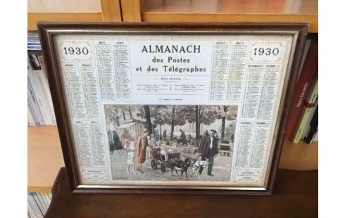 CADRE PM ALMANACH 1930