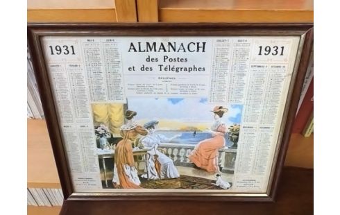 CADRE PM ALMANACH 1931