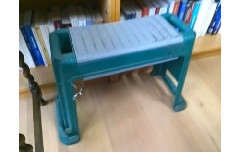 BANC DE JARDIN PLASTIQUE VERT