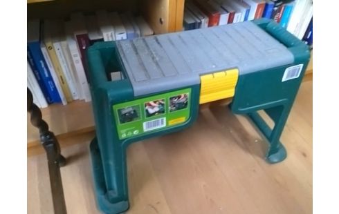 BANC DE JARDIN PLASTIQUE VERT