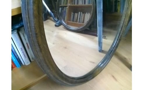 MIROIR BOIS OVALE