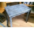 TABLE D'APPOINT BOIS PEINT EN GRIS