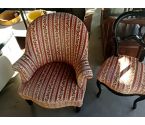 FAUTEUIL NAPOLÉON III + CHAISE ASSORTIE