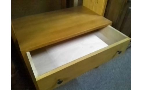 MEUBLE ETAGERE 3T ANNEE 70 CHENE