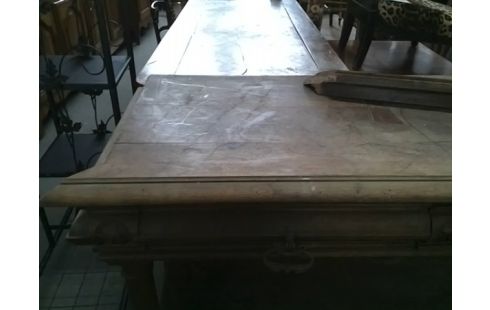 CONSOLE ANCIENNE BOIS 2T (UN BOUT CASSE)