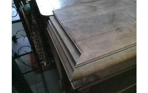 CONSOLE ANCIENNE BOIS 2T (UN BOUT CASSE)