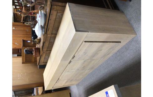 DRESSOIR CERUSE MODERNE 4 PORTES 4 TIROIRS