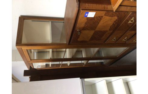 VITRINE CHENE 2 PORTES GM