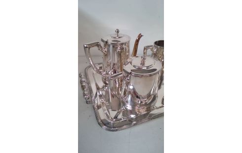 JUEGO DE CAFÉ PLATEADO