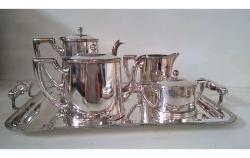 JUEGO DE CAFÉ PLATEADO