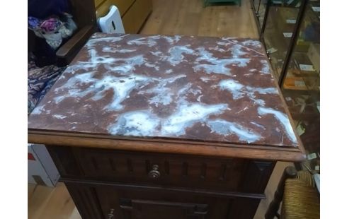 CHEVET ANCIEN MARBRE 1T 1P