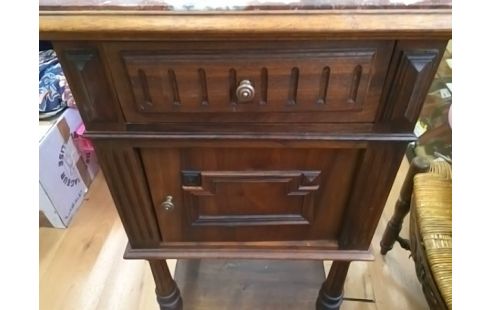 CHEVET ANCIEN MARBRE 1T 1P