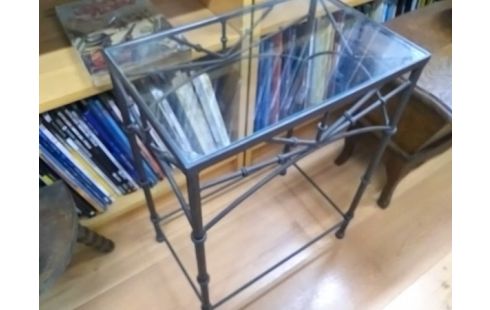 SELLETTE FER ET VERRE