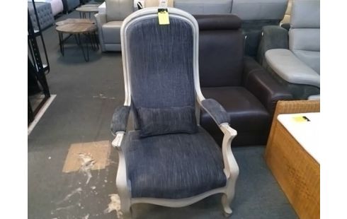 FAUTEUIL VOLTAIRE TISSU GRIS