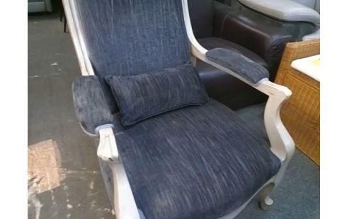 FAUTEUIL VOLTAIRE TISSU GRIS