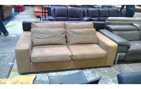 CANAPE 2 PLACES CUIR