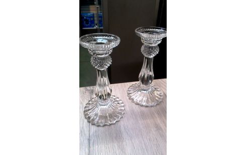 KANDELAAR GLAS LOT VAN