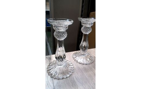 KANDELAAR GLAS LOT VAN