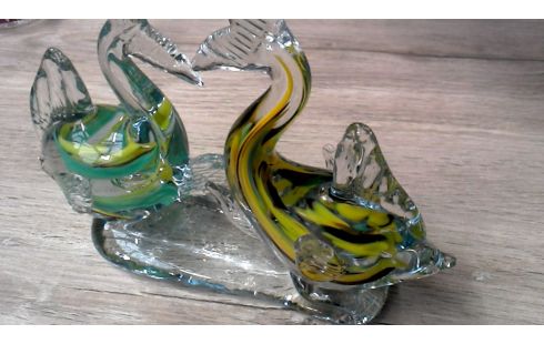 BEELD MURANO 2 VISSEN GLASPASTA