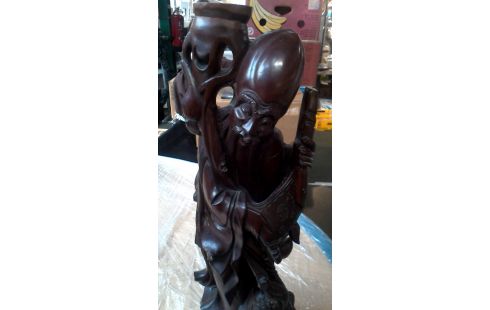 BEELD HOUT MAN CHINEES