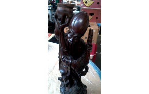 BEELD HOUT MAN CHINEES