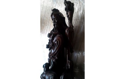 BEELD HOUT CHINEES MAN SCHAPEN