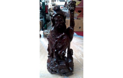 BEELD HOUT CHINEES MAN SCHAPEN