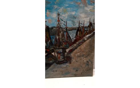 SCHILDERIJ KADE M DECOENE