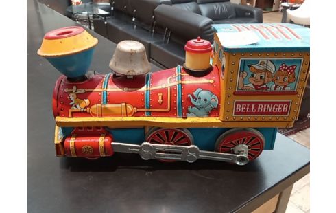 JEU TRAIN TOLE FONCTIONNE VINTAGE