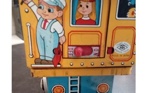 JEU TRAIN TOLE FONCTIONNE VINTAGE