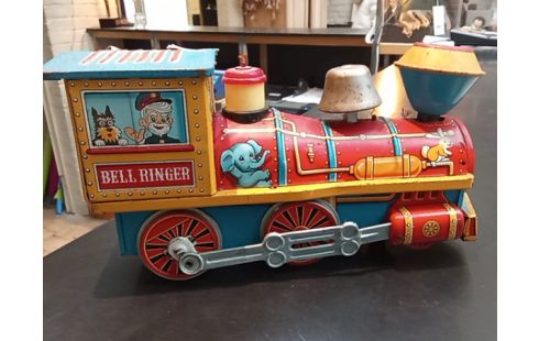JEU TRAIN TOLE FONCTIONNE VINTAGE