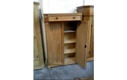 VERTIKO HOLZ HELL 2-TÜRIG 1-SCHUBL. VERZIERT