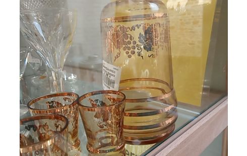 CARAFE+VERRES RETRO