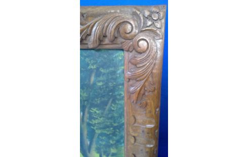 SCHILDERIJ KADER  HANDGESNEDEN HOUTEN