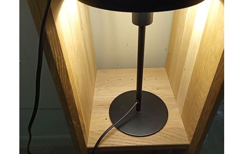 LAMPE À POSER NOIRE LA PAIRE