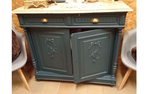 DRESSE PATINEE BLEUE 2 T 2 P