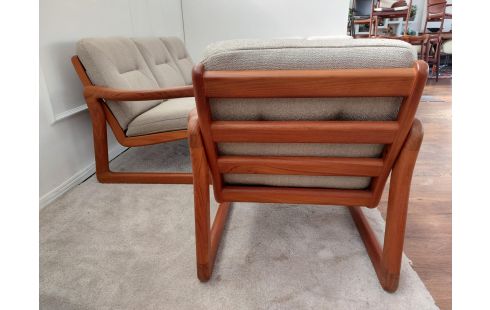 SALON DANOIS 3-2-1 EMC MØBLER EN TECK MASSIF