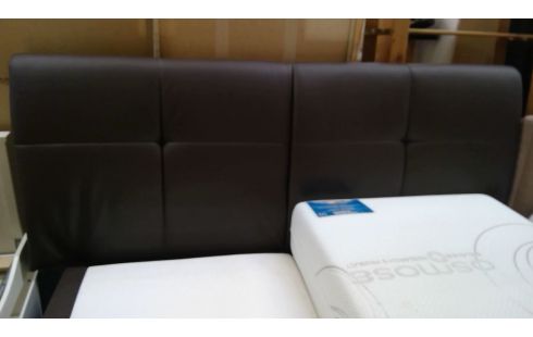 LIT BOXSPRING SIMILI ELECTRIQUE + CHEVETS