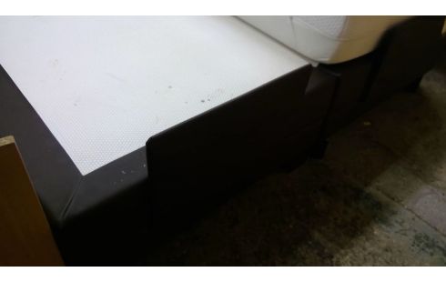 LIT BOXSPRING SIMILI ELECTRIQUE + CHEVETS