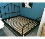 LIT + SOMMIER MPETAL NOIR - IKEA  140 X 190