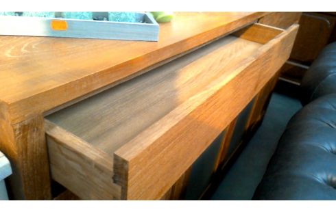 APARADOR BAJO TECA 4 PUERTAS 2 CAJONES