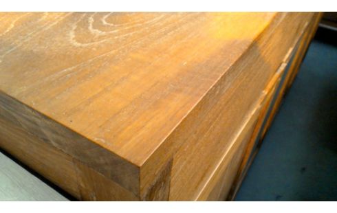 APARADOR BAJO TECA 4 PUERTAS 2 CAJONES